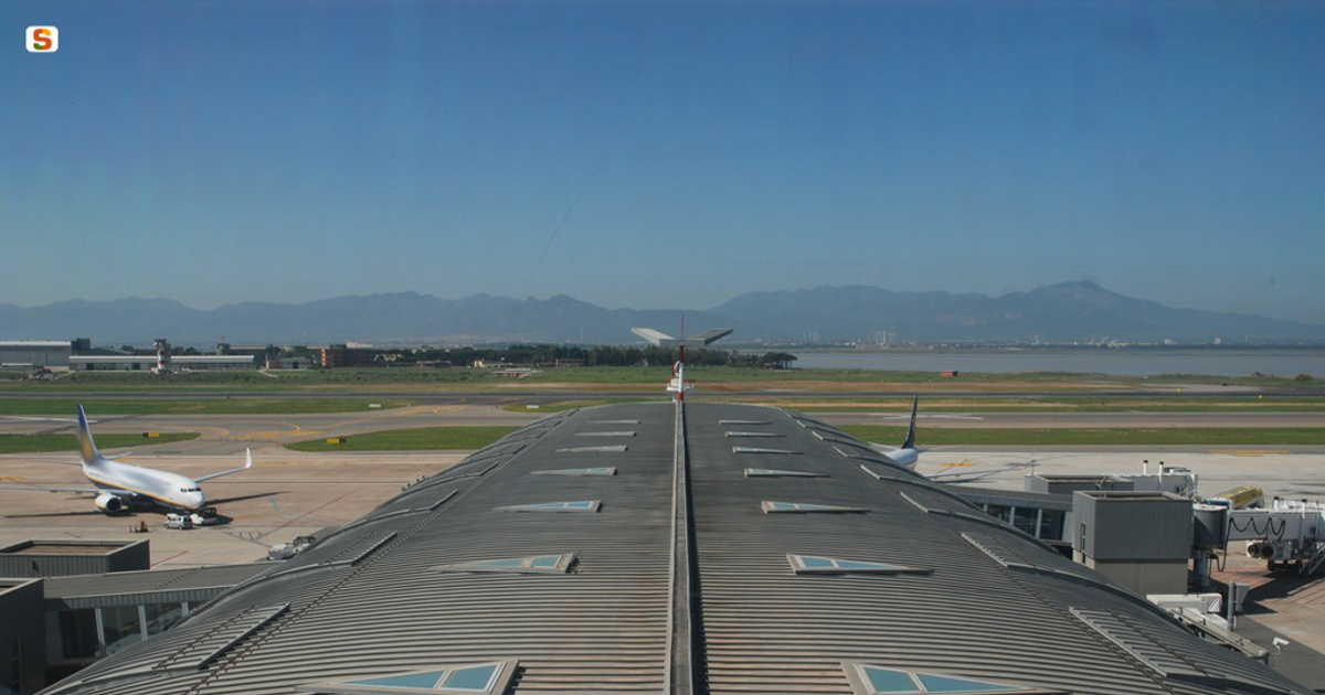 Cagliari, picture from the control tower